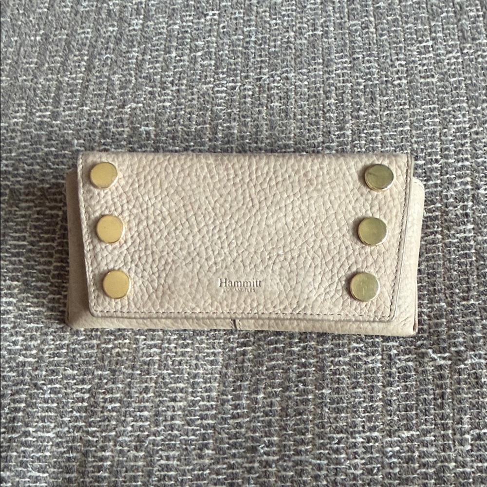 Hammitt Taupe leather sunglasses case